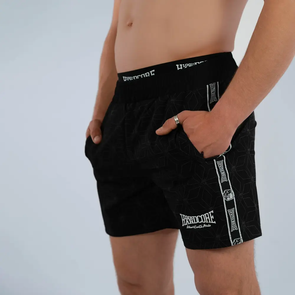 100% Hardcore 100% Hardcore Swimshorts "Essential" Taped (Black) 100% Hardcore 100% Hardcore Swimshorts "Essential" Taped (Black)
