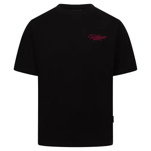 Uptempo Uptempo Oversized T-shirt 'Signature' (Black/Pink)