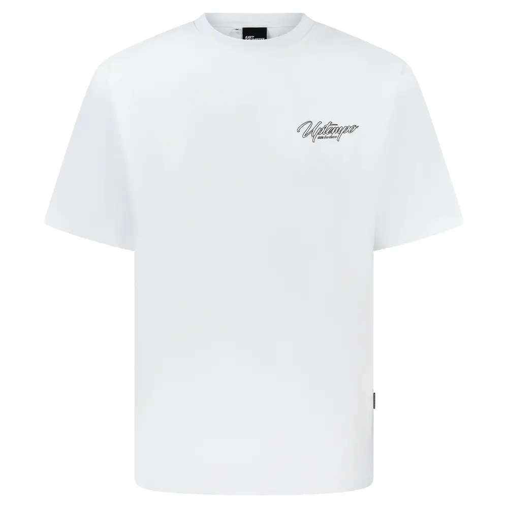 Uptempo Uptempo Oversized T-shirt 'Signature' (White) Uptempo Uptempo Oversized T-shirt 'Signature' (White)