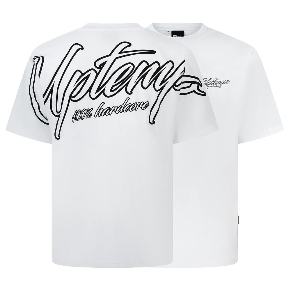 Uptempo Uptempo Oversized T-shirt 'Signature' (White) Uptempo Uptempo Oversized T-shirt 'Signature' (White)