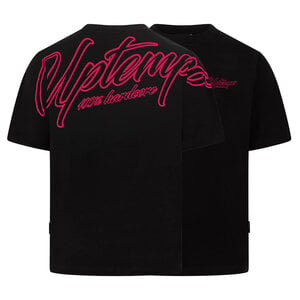 Uptempo Uptempo Oversized T-shirt 'Signature' (Black/Pink)