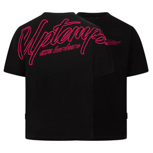 Uptempo Uptempo Oversized T-shirt 'Signature' Zwart/Roze Uptempo Uptempo Oversized T-shirt 'Signature' Zwart/Roze