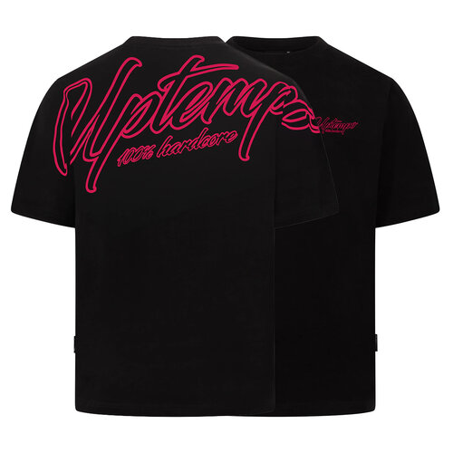 Uptempo Uptempo Oversized T-shirt 'Signature' (Black/Pink)