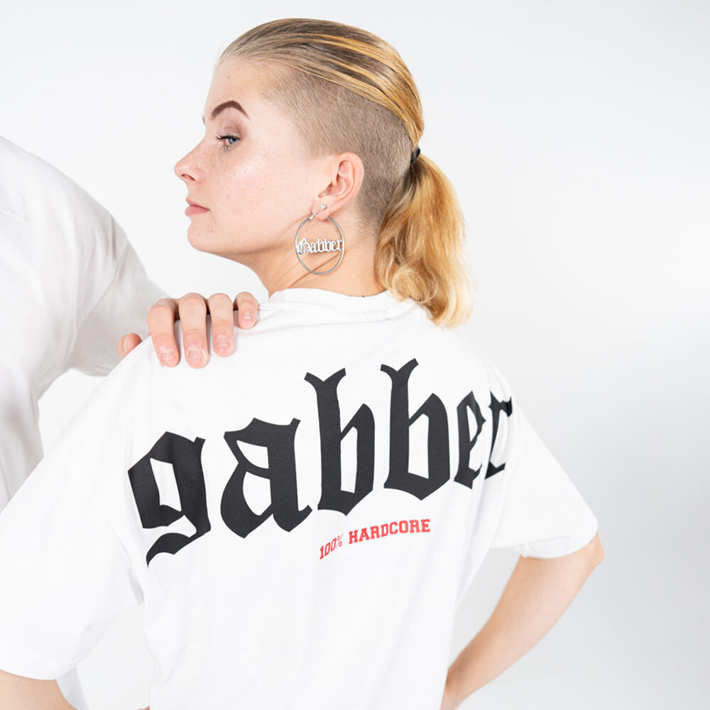 100% Hardcore 100% Hardcore T-Shirt 'Gabber' Big Logo (White) 100% Hardcore 100% Hardcore T-Shirt 'Gabber' Big Logo (White)