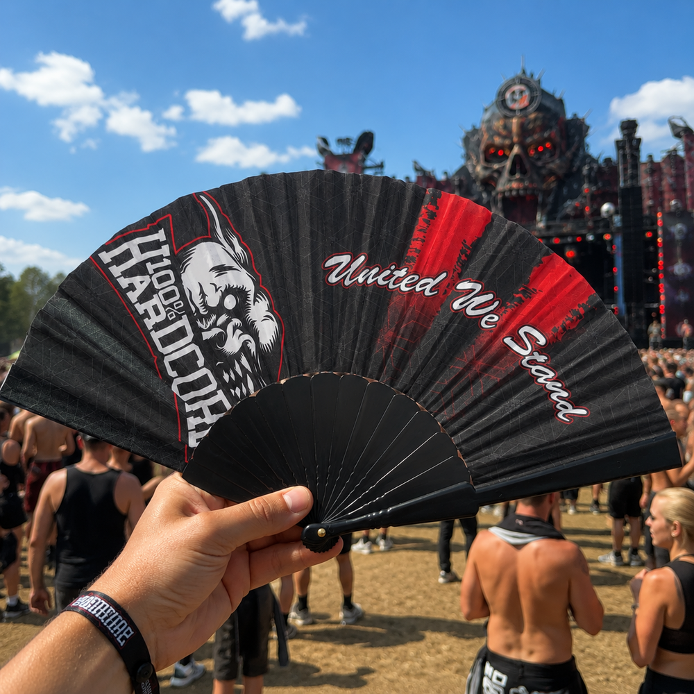 100% Hardcore 100% Hardcore Fächer 'Red Mark' 100% Hardcore 100% Hardcore Fächer 'Red Mark'
