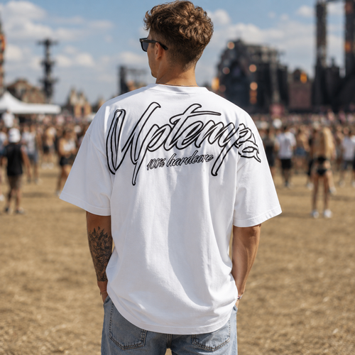 Uptempo Uptempo Oversized T-shirt 'Signature' (White)
