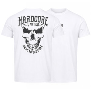 Hardcore United Hardcore United T-Shirt 'Skully' Weiß/Schwarz