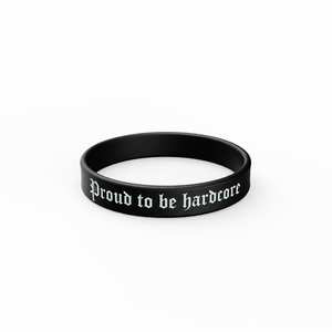 100% Hardcore 100% Hardcore Polsbandje 'Proud to be Hardcore'
