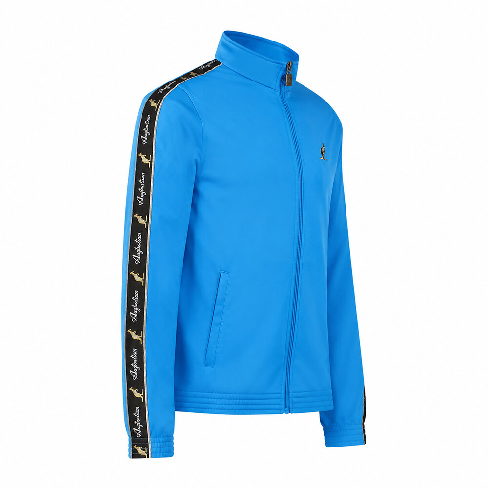 Australian Australian Slim Fit Trainingsjacke mit Streifen 2.0 (Capri Blue/Black)
