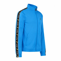 Australian Slim Fit Trainingsjasje met bies 2.0 (Capri Blue/Black)