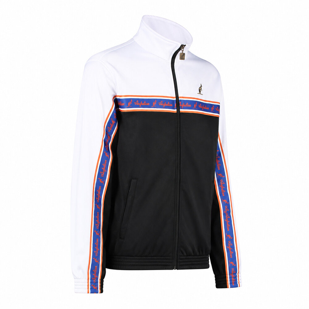 Australian Australian Duo Jacket met oranje bies 3.0 (White) - Verbeterde pasvorm Australian Australian Duo Jacket met oranje bies 3.0 (White) - Verbeterde pasvorm