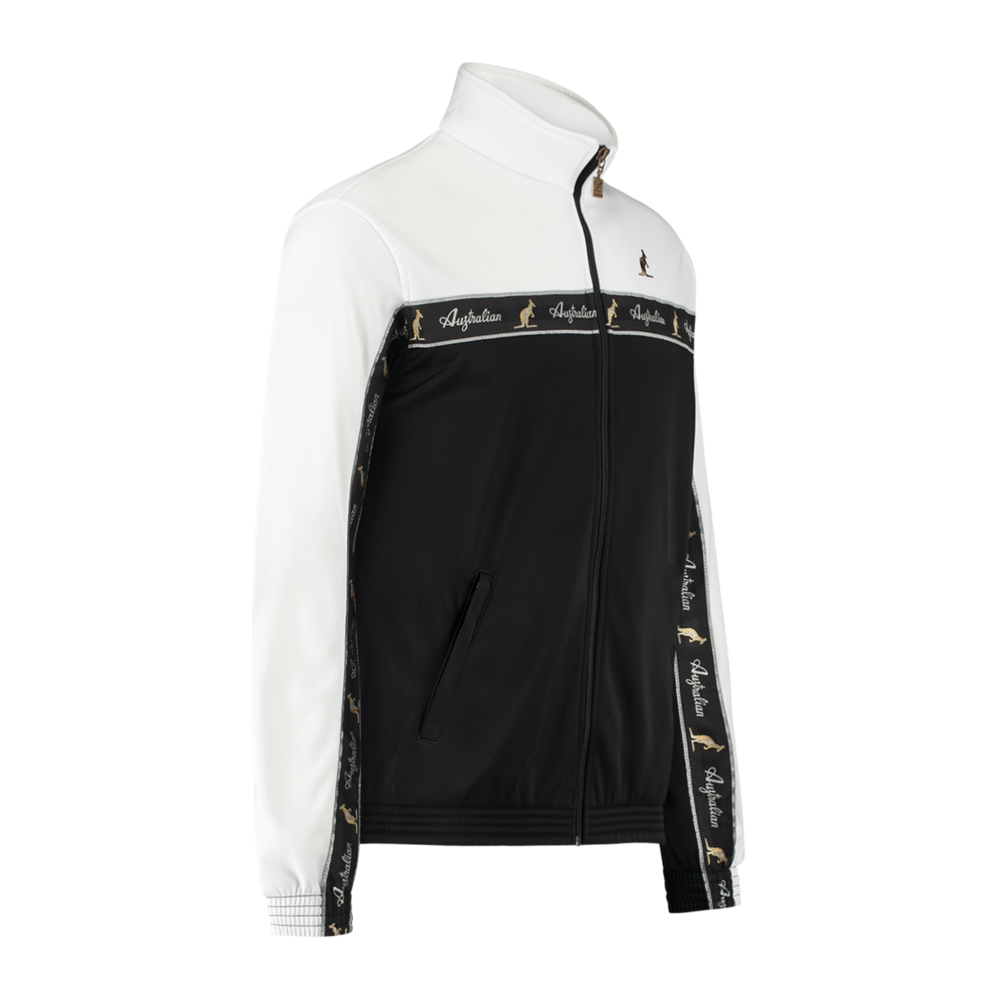 Australian Australian Kinder Trainingspak (White/Black) Australian Australian Kinder Trainingspak (White/Black)