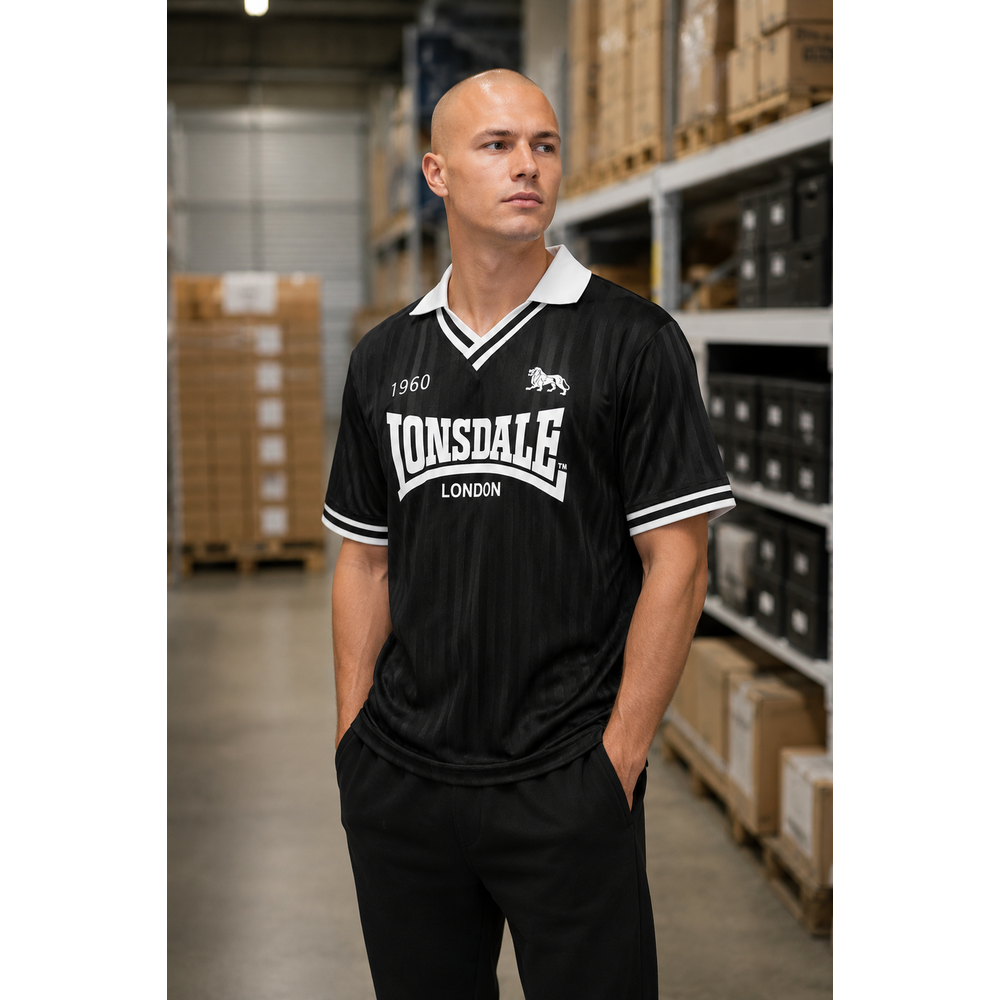 Lonsdale Lonsdale Soccer Jersey 'Footdee' (Black)
