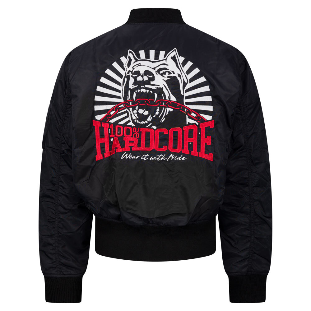100% Hardcore 100% Hardcore Bomber Jacket 'Distorted Dog 1'