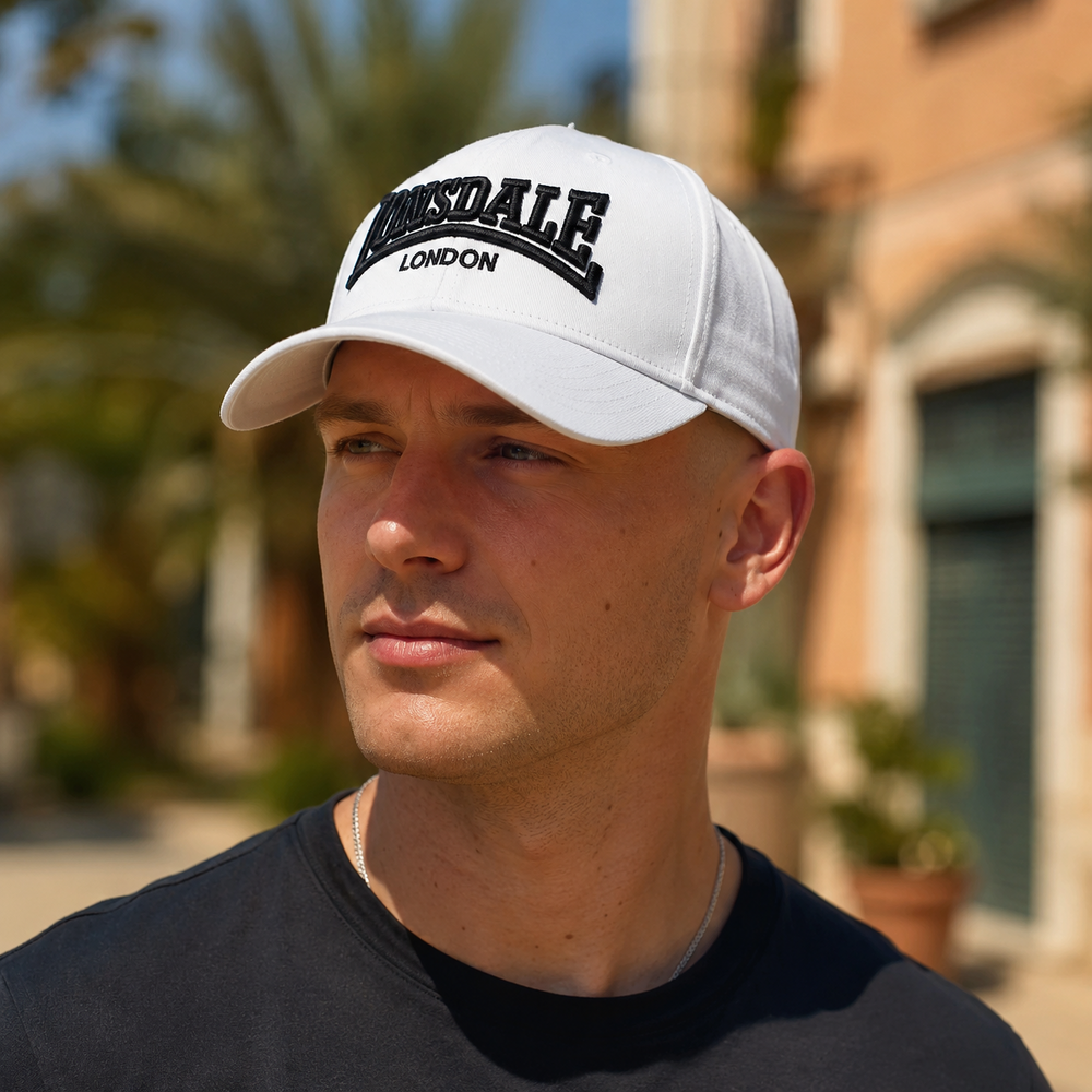 Lonsdale Lonsdale Cap 'Flixton' (White) Lonsdale Lonsdale Cap 'Flixton' (White)