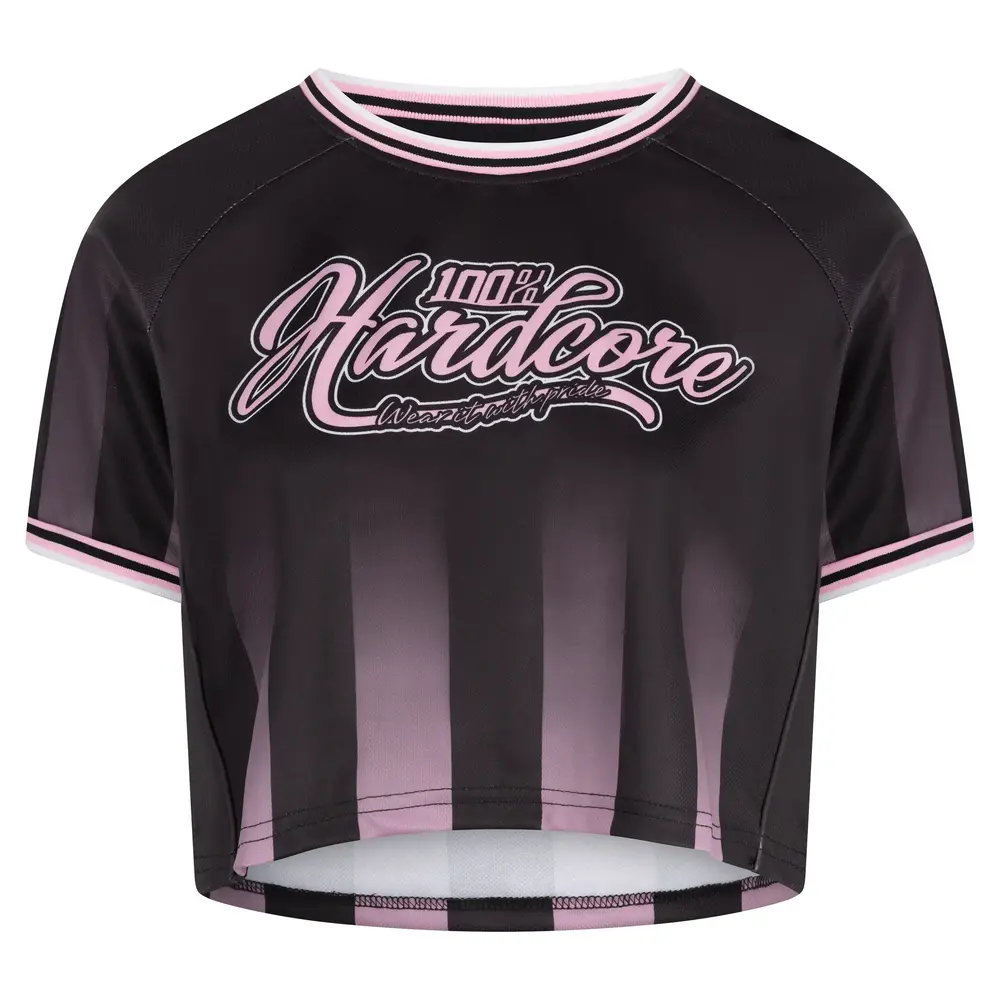 100% Hardcore 100% Hardcore Cropped Voetbalshirt (Black/Pink) 100% Hardcore 100% Hardcore Cropped Voetbalshirt (Black/Pink)