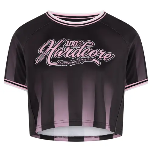 100% Hardcore 100% Hardcore Cropped Voetbalshirt (Black/Pink) 100% Hardcore 100% Hardcore Cropped Voetbalshirt (Black/Pink)