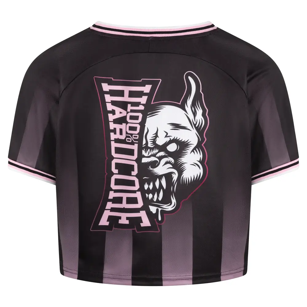 100% Hardcore 100% Hardcore Cropped Voetbalshirt (Black/Pink) 100% Hardcore 100% Hardcore Cropped Voetbalshirt (Black/Pink)