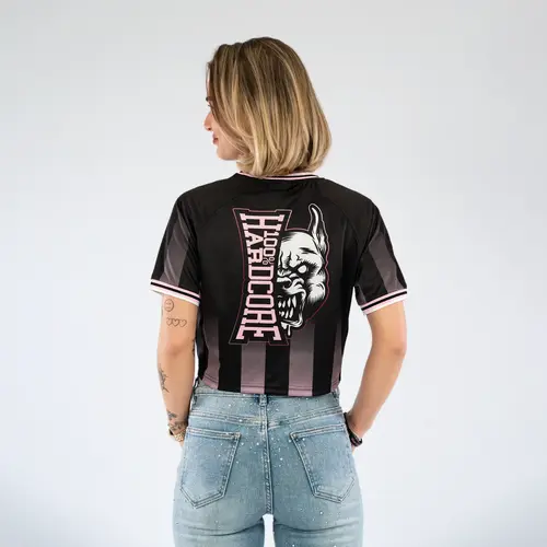 100% Hardcore 100% Hardcore Cropped Voetbalshirt (Black/Pink) 100% Hardcore 100% Hardcore Cropped Voetbalshirt (Black/Pink)