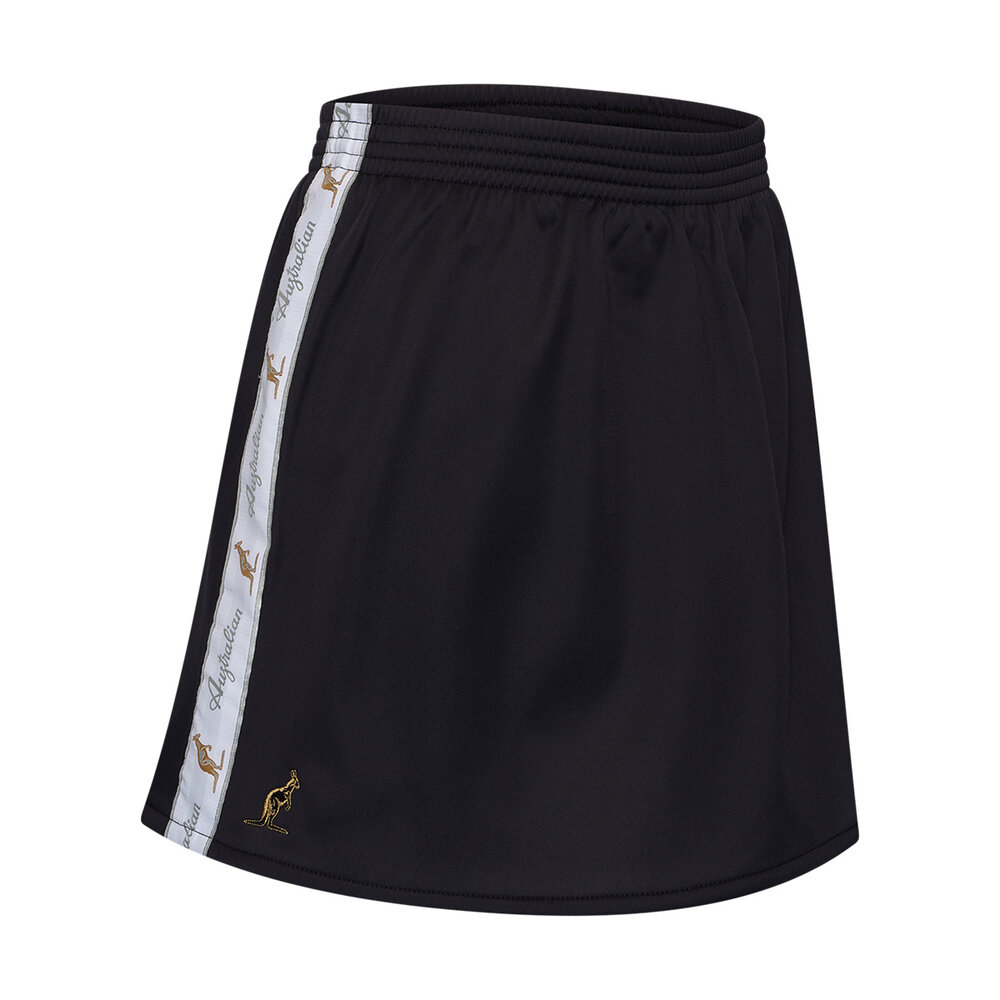 Australian Australian Acetate Pocket Skirt with Inner Shorts (Black/White)