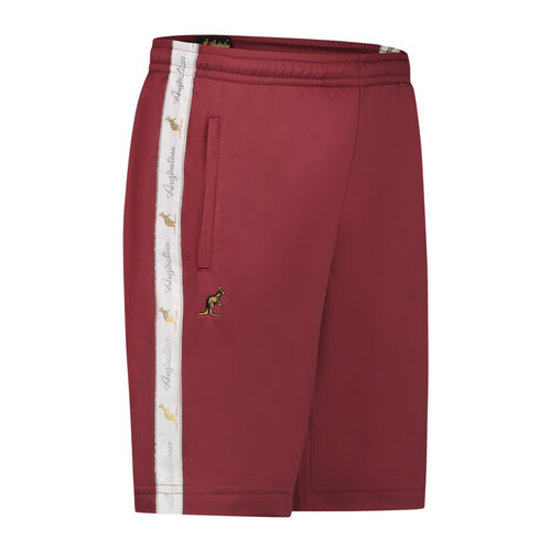 Australian Australian Bermuda Shorts with White Tape (Bordeaux) Australian Australian Bermuda Shorts with White Tape (Bordeaux)