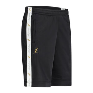 Australian Australian Bermuda Shorts with White Tape (Black) Australian Australian Bermuda Shorts with White Tape (Black)