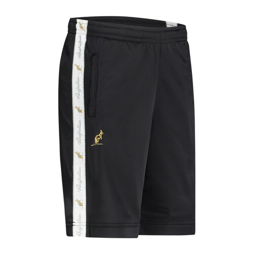Australian Australian Bermuda Shorts with White Tape (Black) Australian Australian Bermuda Shorts with White Tape (Black)