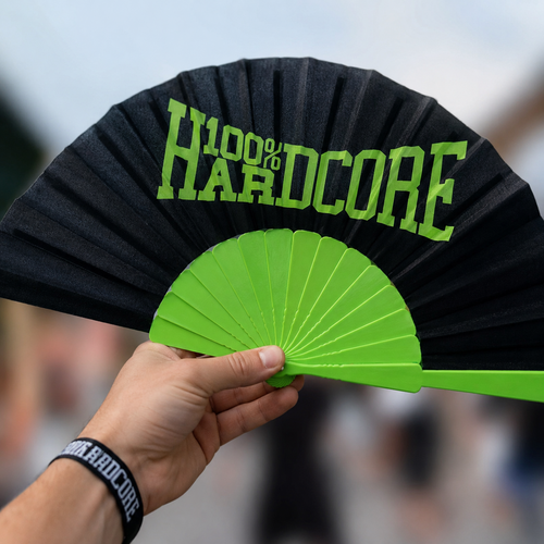 100% Hardcore 100% Hardcore Fächer 'Essential' (Green) 100% Hardcore 100% Hardcore Fächer 'Essential' (Green)