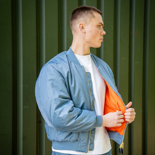 Fostex Garments Fostex Garments MA-1 Bomberjacke (Vintage Denim) Fostex Garments Fostex Garments MA-1 Bomberjacke (Vintage Denim)