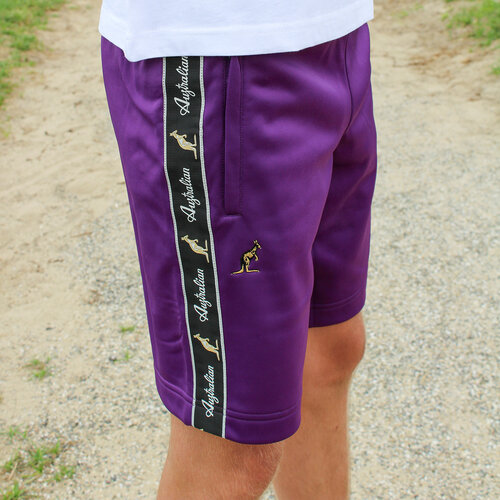 Australian Australian Bermuda Shorts mit Schwarzem Seitenstreifen 3.0 (Violet) - Neue verbesserte Passform