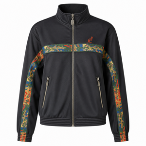 Australian Australian Acetate Track Jacket 'Nebula' Black Australian Australian Acetate Track Jacket 'Nebula' Black