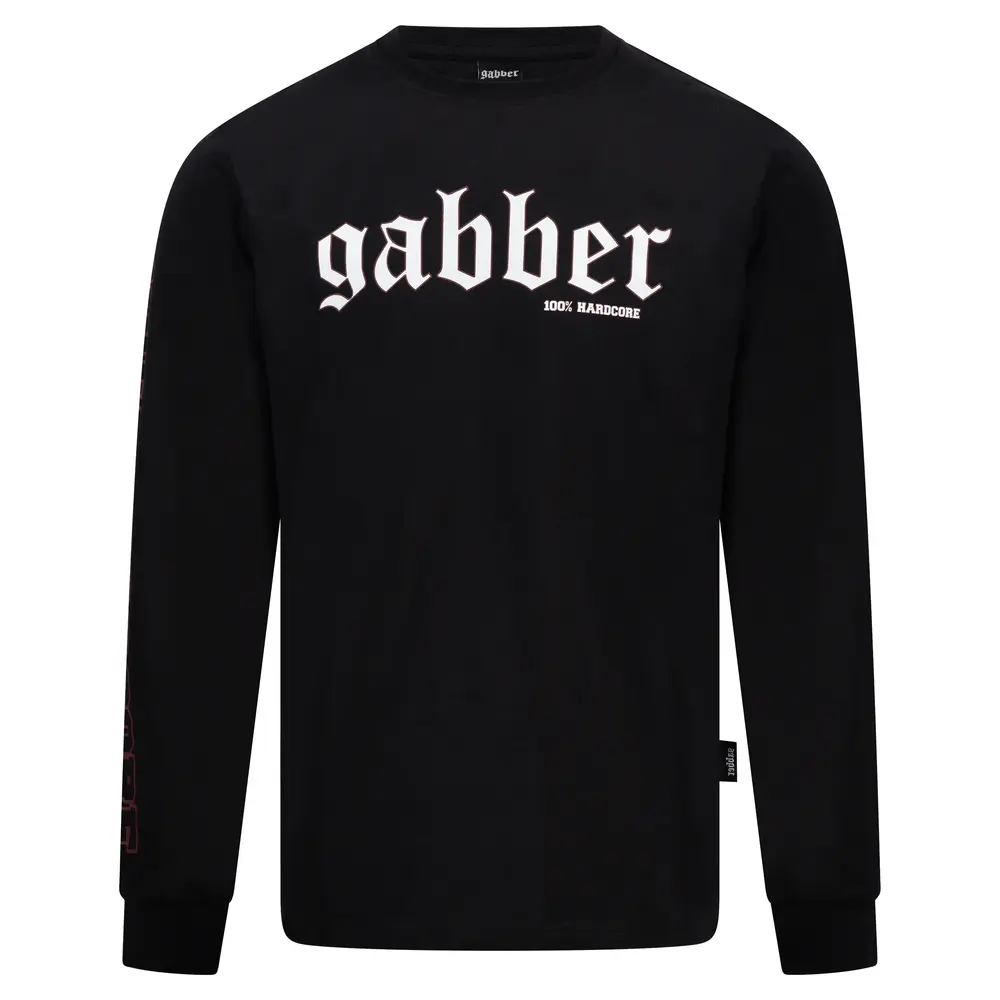 100% Hardcore 100% Hardcore Longsleeve "GABBER" 100% Hardcore 100% Hardcore Longsleeve "GABBER"