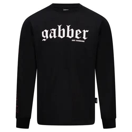 100% Hardcore 100% Hardcore Longsleeve "GABBER" 100% Hardcore 100% Hardcore Longsleeve "GABBER"