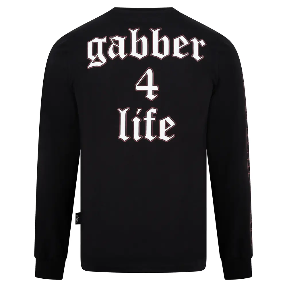 100% Hardcore 100% Hardcore Longsleeve "GABBER" 100% Hardcore 100% Hardcore Longsleeve "GABBER"