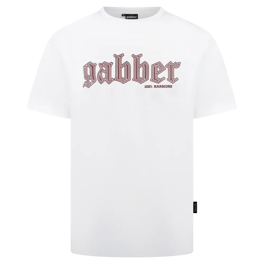 100% Hardcore 100% Hardcore T-shirt "GABBER" 100% Hardcore 100% Hardcore T-shirt "GABBER"