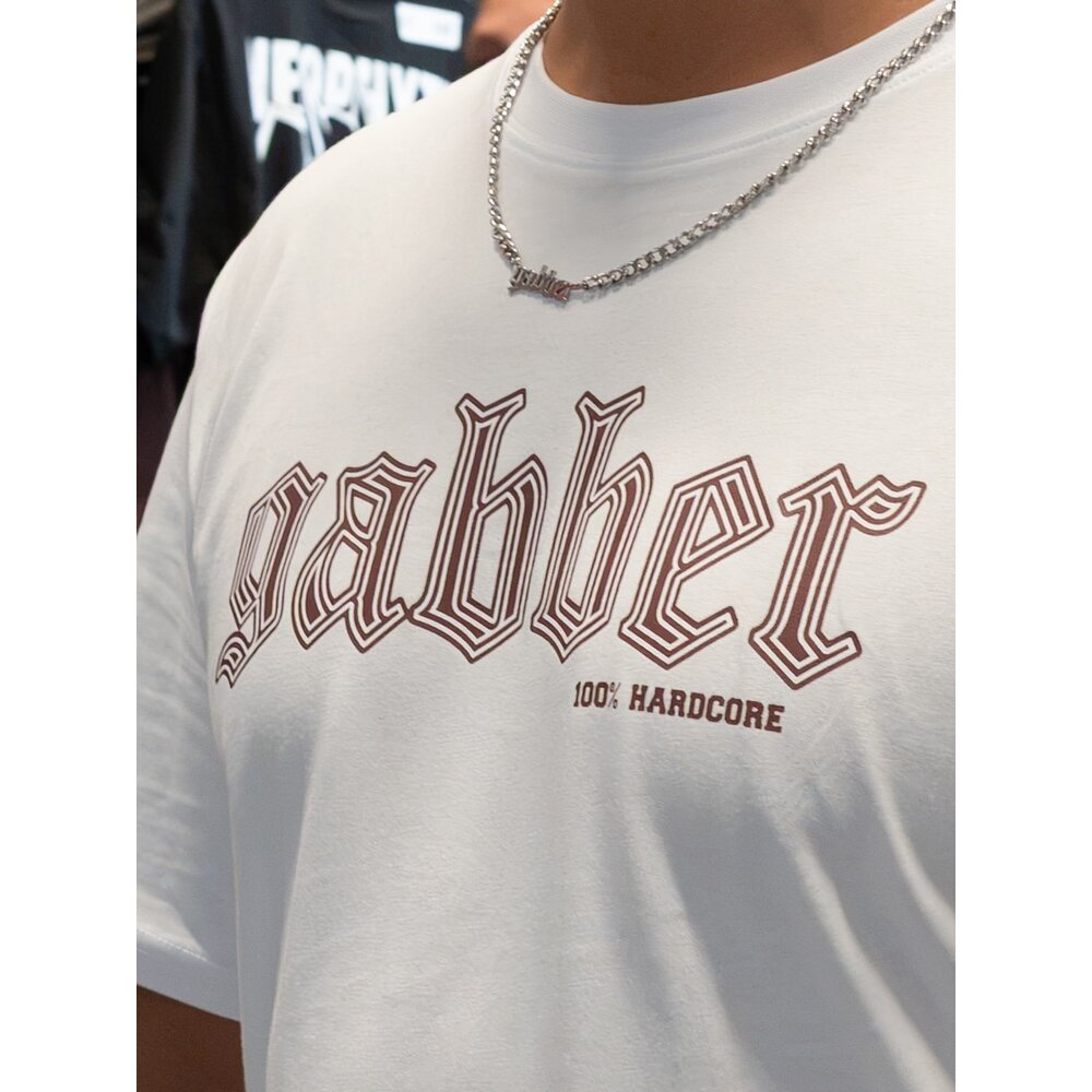 100% Hardcore 100% Hardcore T-shirt "GABBER" 100% Hardcore 100% Hardcore T-shirt "GABBER"