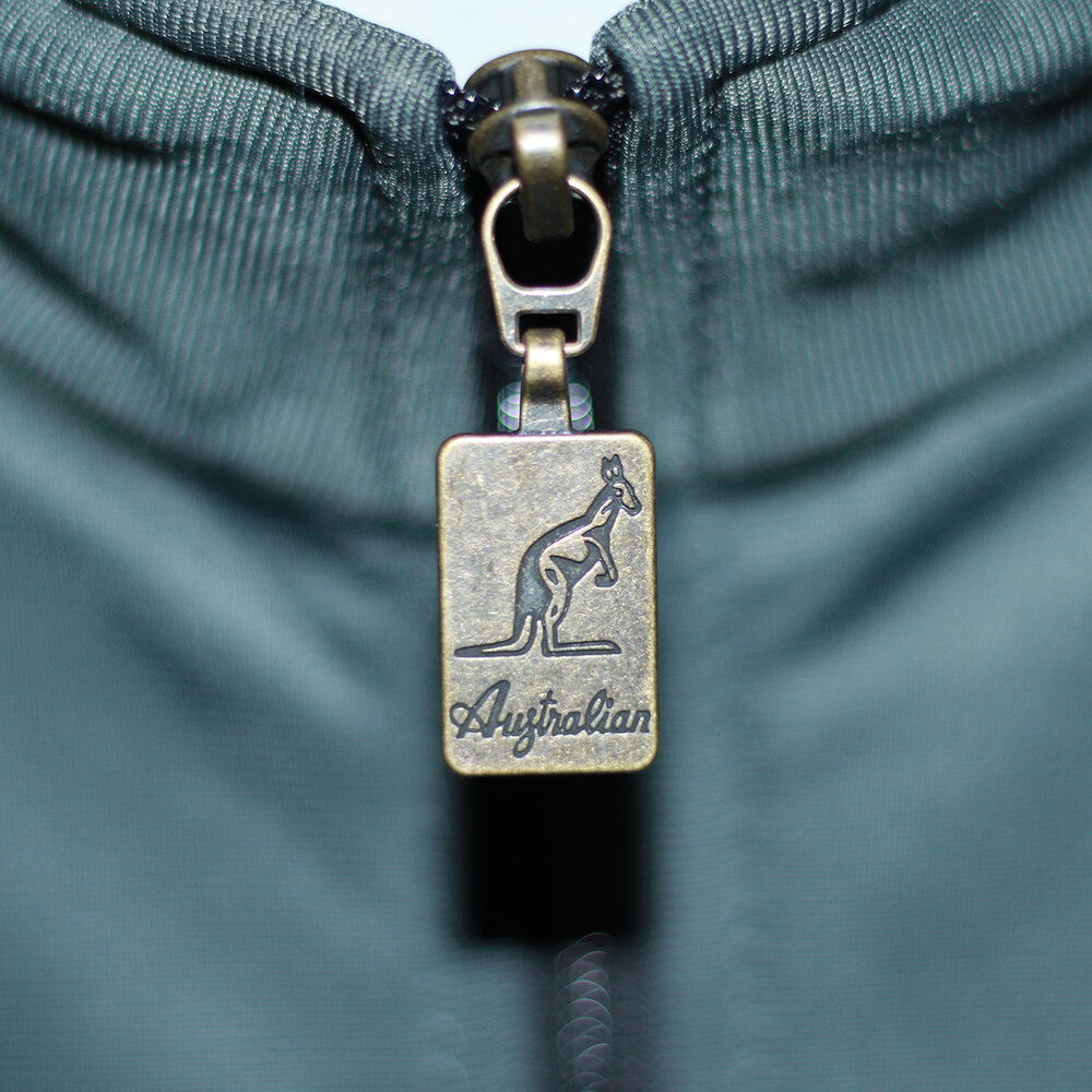 Australian Australian Duo Jack met gouden bies (Woods Green) - Scratch Collection Australian Australian Duo Jack met gouden bies (Woods Green) - Scratch Collection