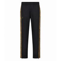 Australian Broek met gouden bies (Zwart) - Scratch Collection