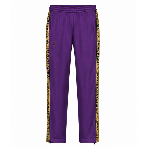 Australian Australian Slim Fit Broek met gouden bies (Violet) - Scratch Collection Australian Australian Slim Fit Broek met gouden bies (Violet) - Scratch Collection