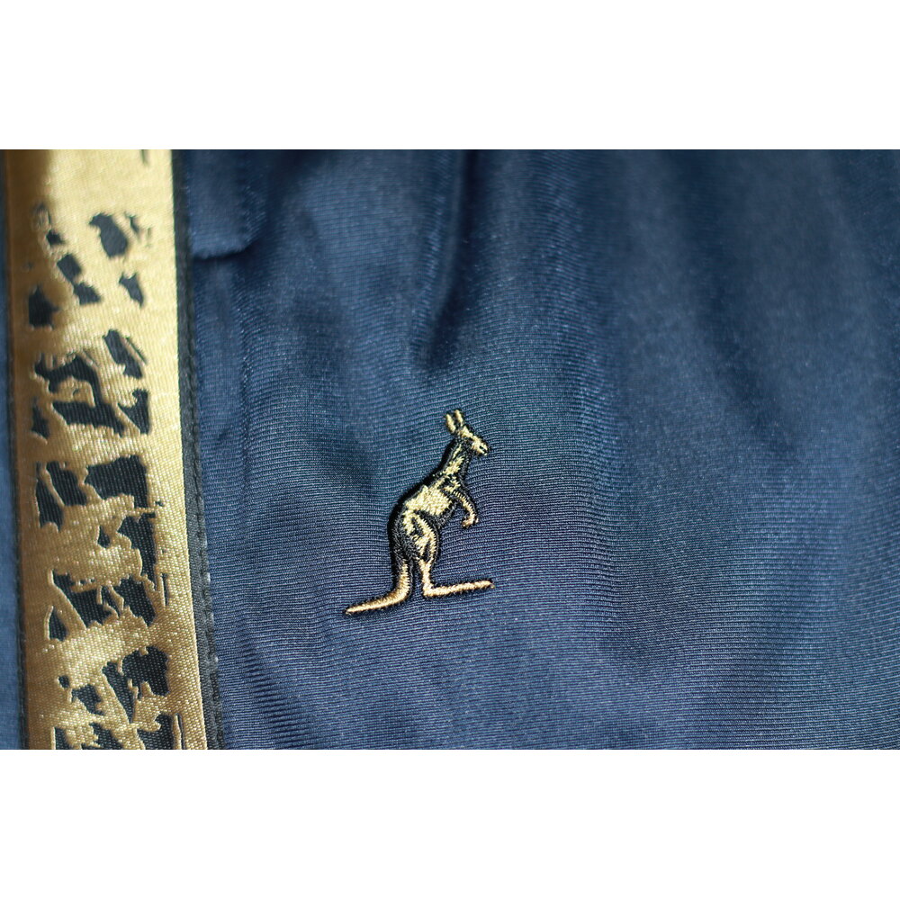 Australian Australian Slim Fit Broek met gouden bies (Navy) - Scratch Collection Australian Australian Slim Fit Broek met gouden bies (Navy) - Scratch Collection