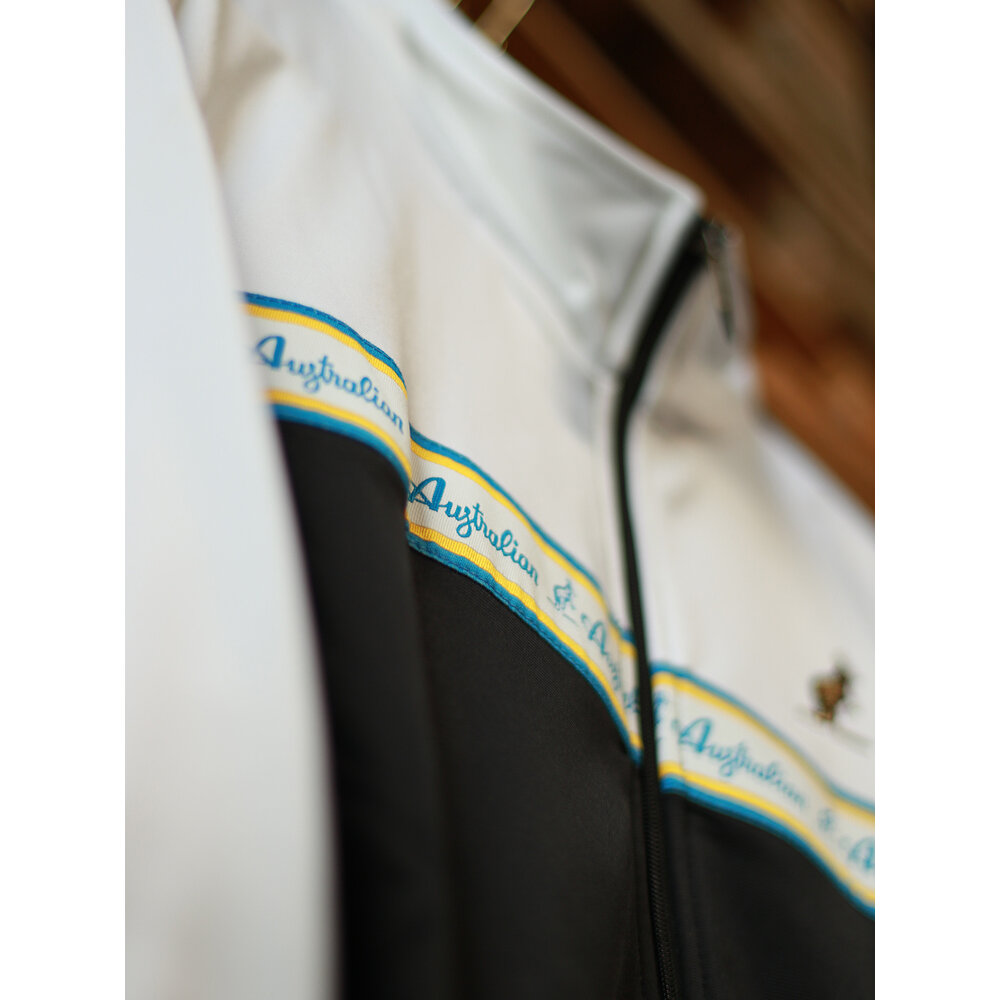 Australian Australian Duo Jacket with Cyan Tape 3.0 (White) - New Improved Fit Australian Australian Duo Jacket with Cyan Tape 3.0 (White) - New Improved Fit
