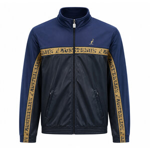 Australian Australian Duo Jacke mit Gold Paspeln (Navy) Australian Australian Duo Jacke mit Gold Paspeln (Navy)