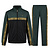 Australian Australian Acetaat Trainingspak met gouden bies 'Scratch' (Woods Green) Australian Australian Acetaat Trainingspak met gouden bies 'Scratch' (Woods Green)