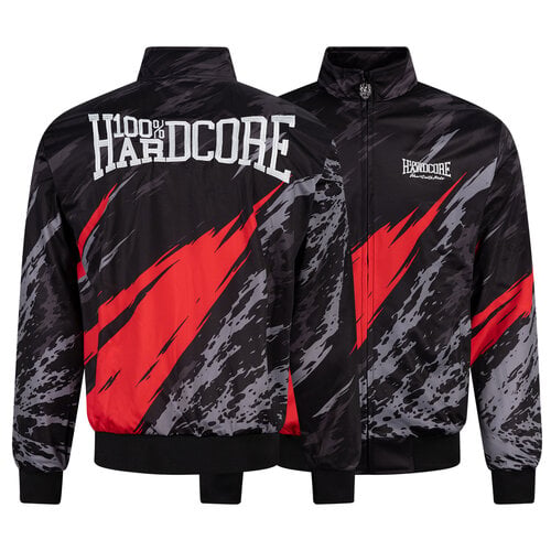 100% Hardcore 100% Hardcore x Gabberwear Trainingspak 'Massacre' Zwart/Rood
