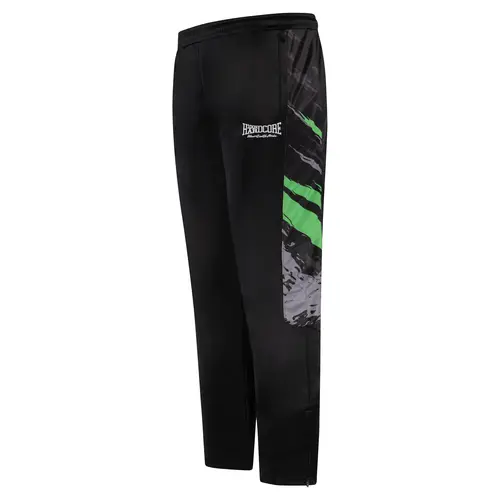100% Hardcore 100% Hardcore x Gabberwear Trainingspak 'Massacre' Zwart/Neon Groen
