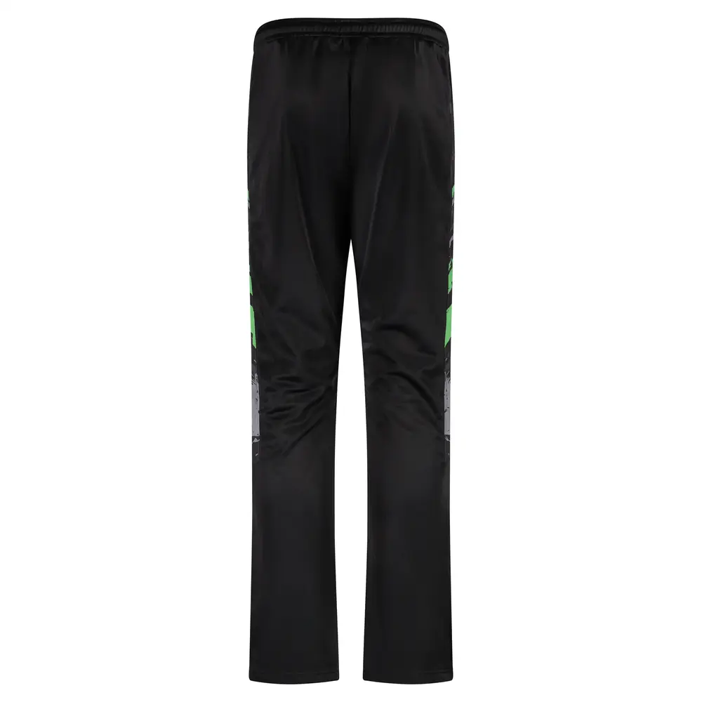 100% Hardcore 100% Hardcore x Gabberwear Trainingspak 'Massacre' Zwart/Neon Groen