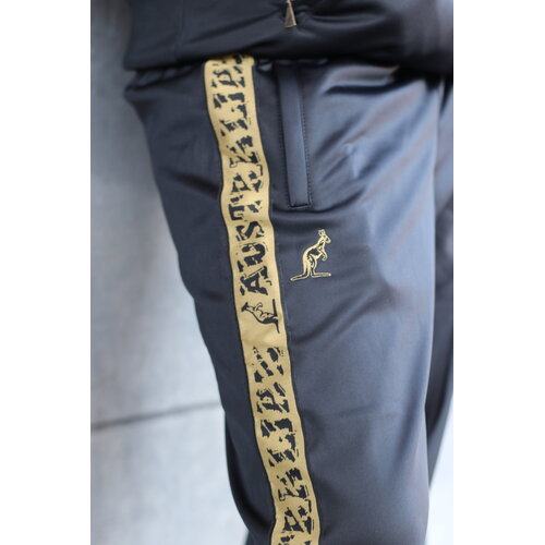 Australian Australian Broek met gouden bies (Zwart) - Scratch Collection