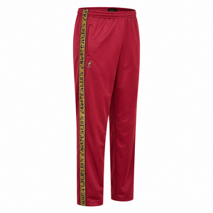 Australian Australian Slim Fit Broek met gouden bies (Bordeaux)