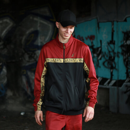 Australian Australian Acetate Tracksuit with Gold Taping 'Scratch' (Bordeaux) Australian Australian Acetate Tracksuit with Gold Taping 'Scratch' (Bordeaux)