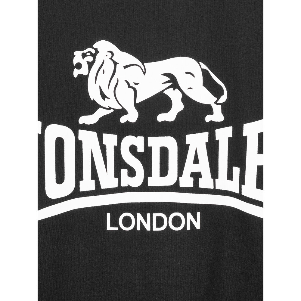 Lonsdale Lonsdale T-Shirt 'Logo' (Black) Lonsdale Lonsdale T-Shirt 'Logo' (Black)